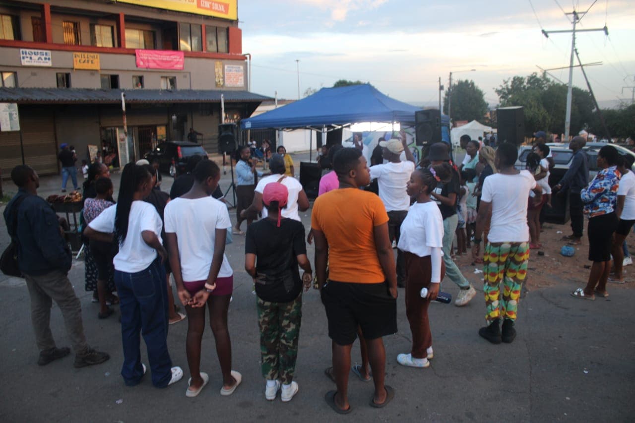 Witnessing and community outreach moment.